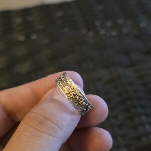 SOLD! 14k gold and silver sterling ring.